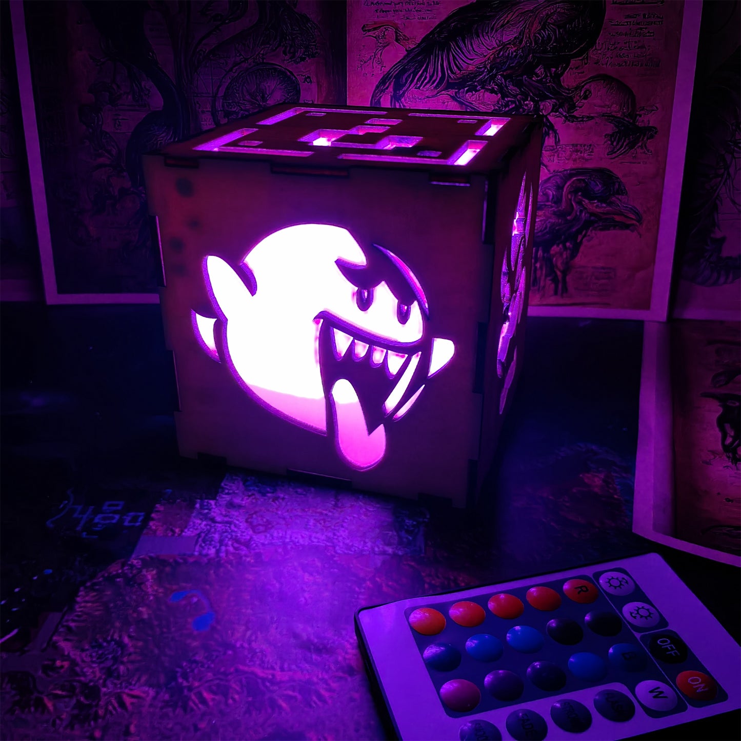 Handmade Mario-Inspired Night Light