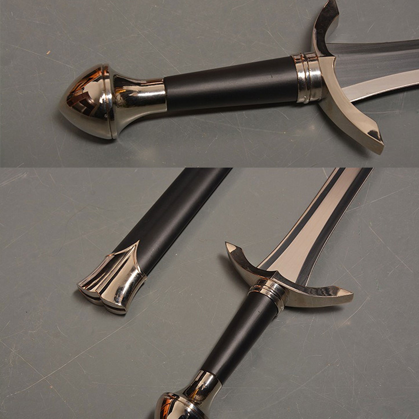 32" Medieval Knight Sword Metal Replica Cosplay Prop