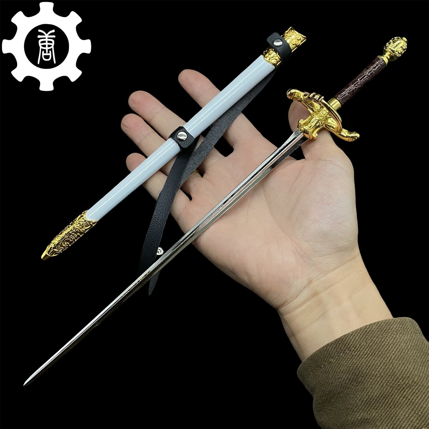 Metal Middle Age Rapier Sword Display Collection