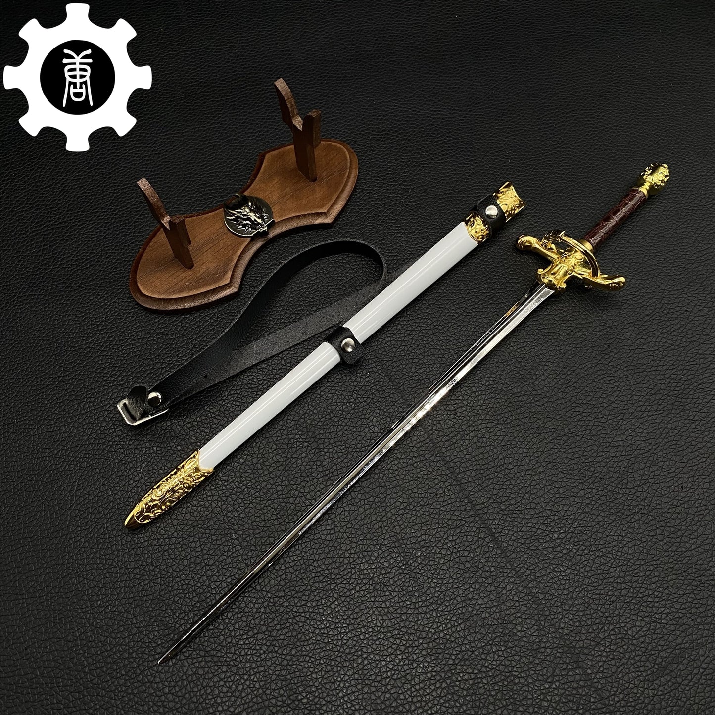 Metal Middle Age Rapier Sword Display Collection