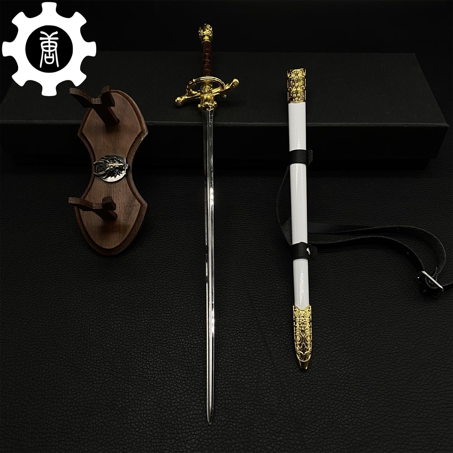 Metal Middle Age Rapier Sword Display Collection