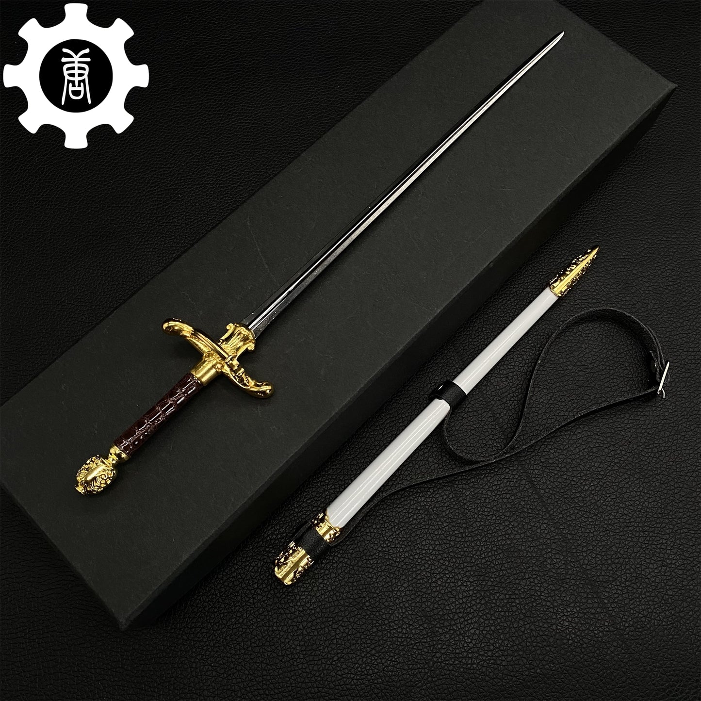 Metal Middle Age Rapier Sword Display Collection