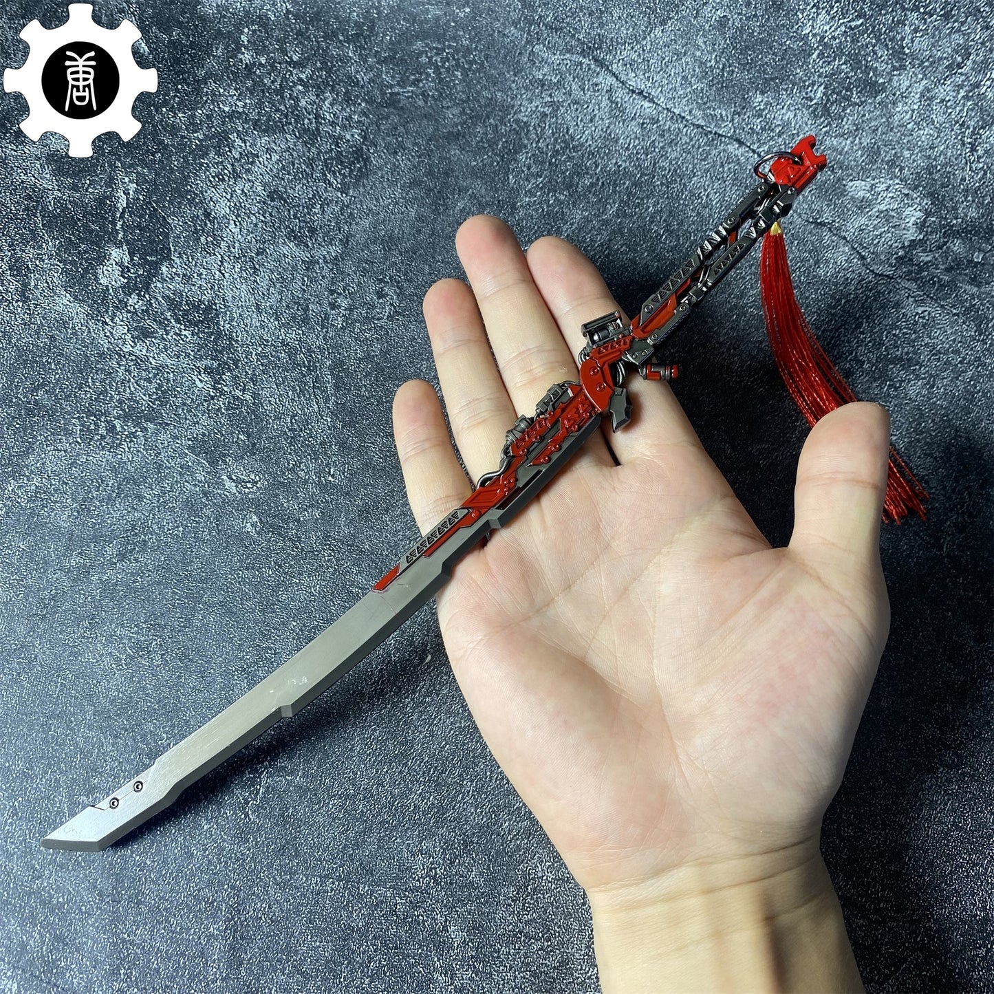 Hot Game Moth Sword Metal Prop Gift