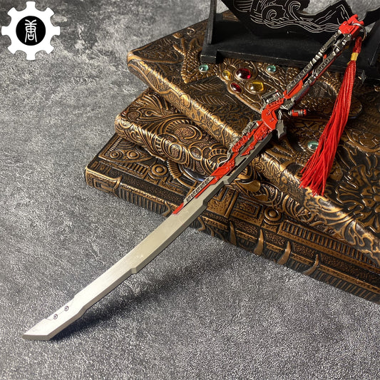 Hot Game Moth Sword Metal Prop Gift