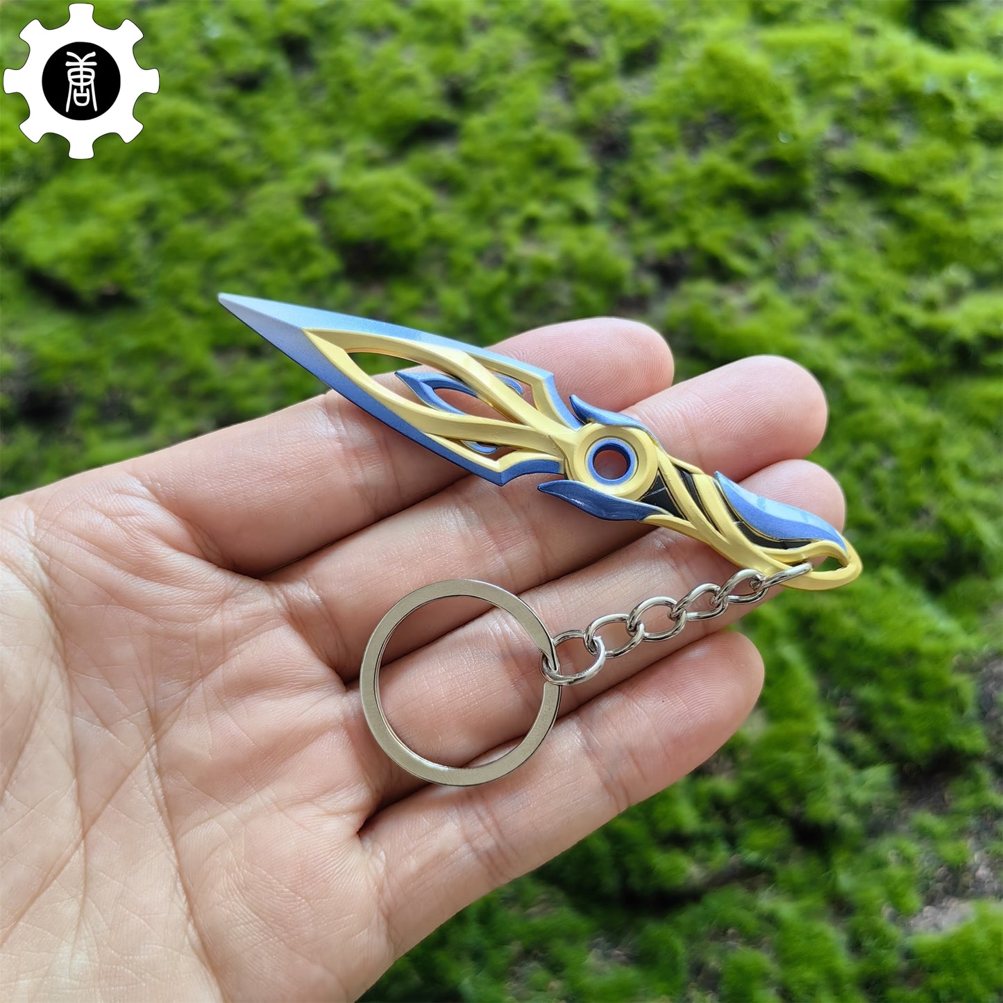 Metal Mystbloom Kunai Tiny Keychain Pendant