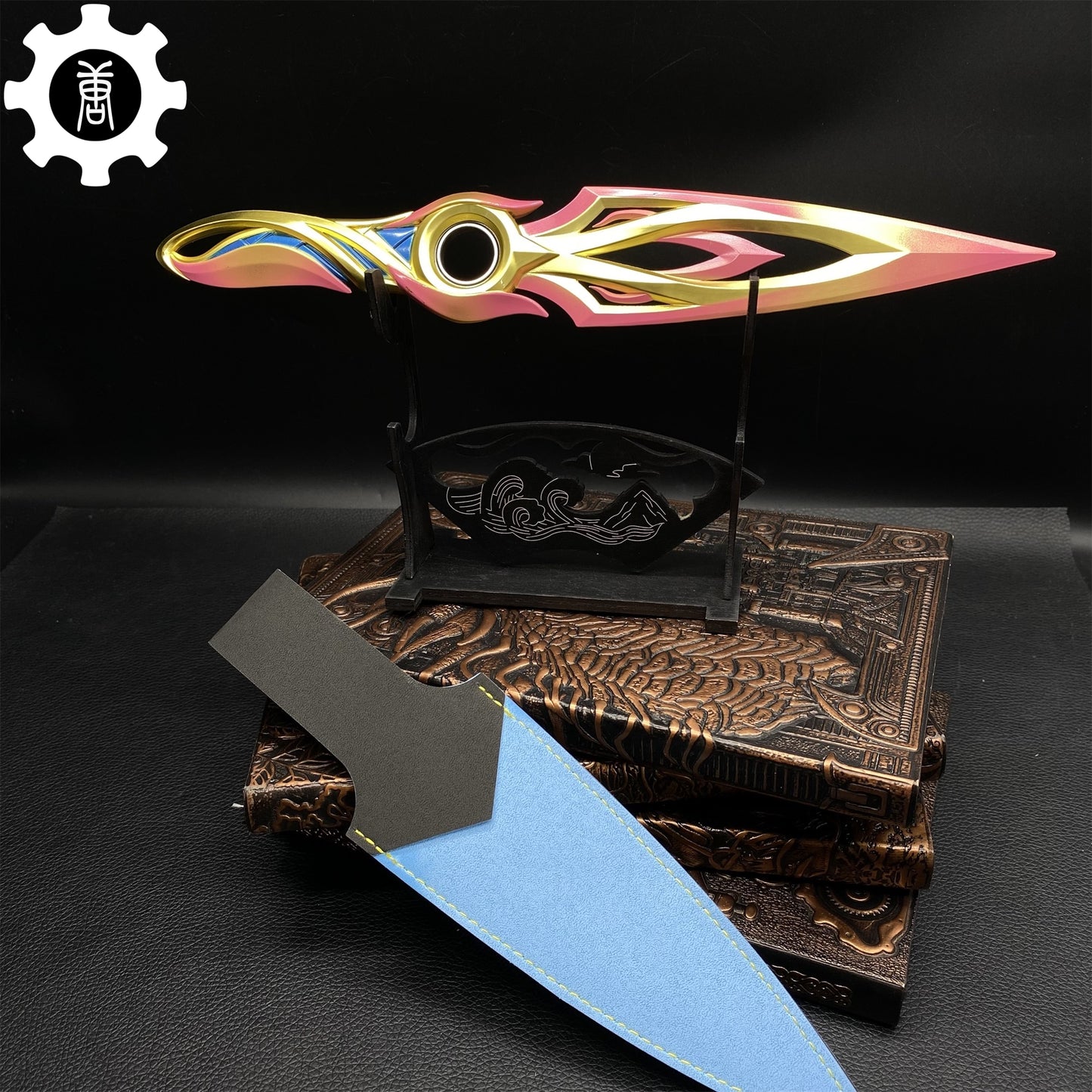 Metal Mystbloom Kunai 11'' Game Prop 2 Colors