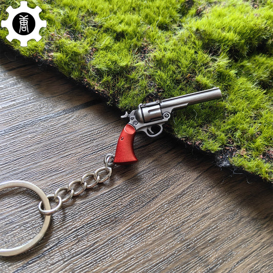 Mini Neo Frontier Sheriff Gun Metal Keychain