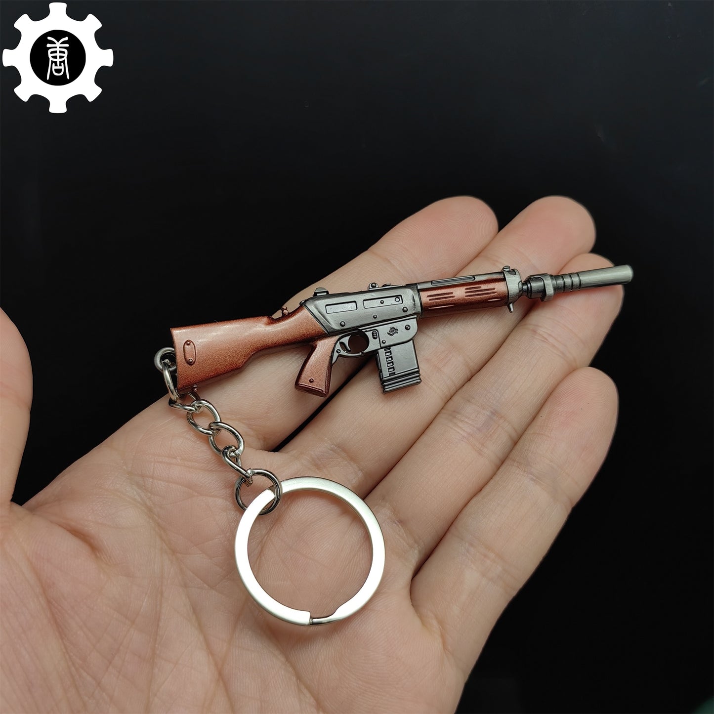 Mini Neo Frontier Phantom Gun Keychain Metal Pendant