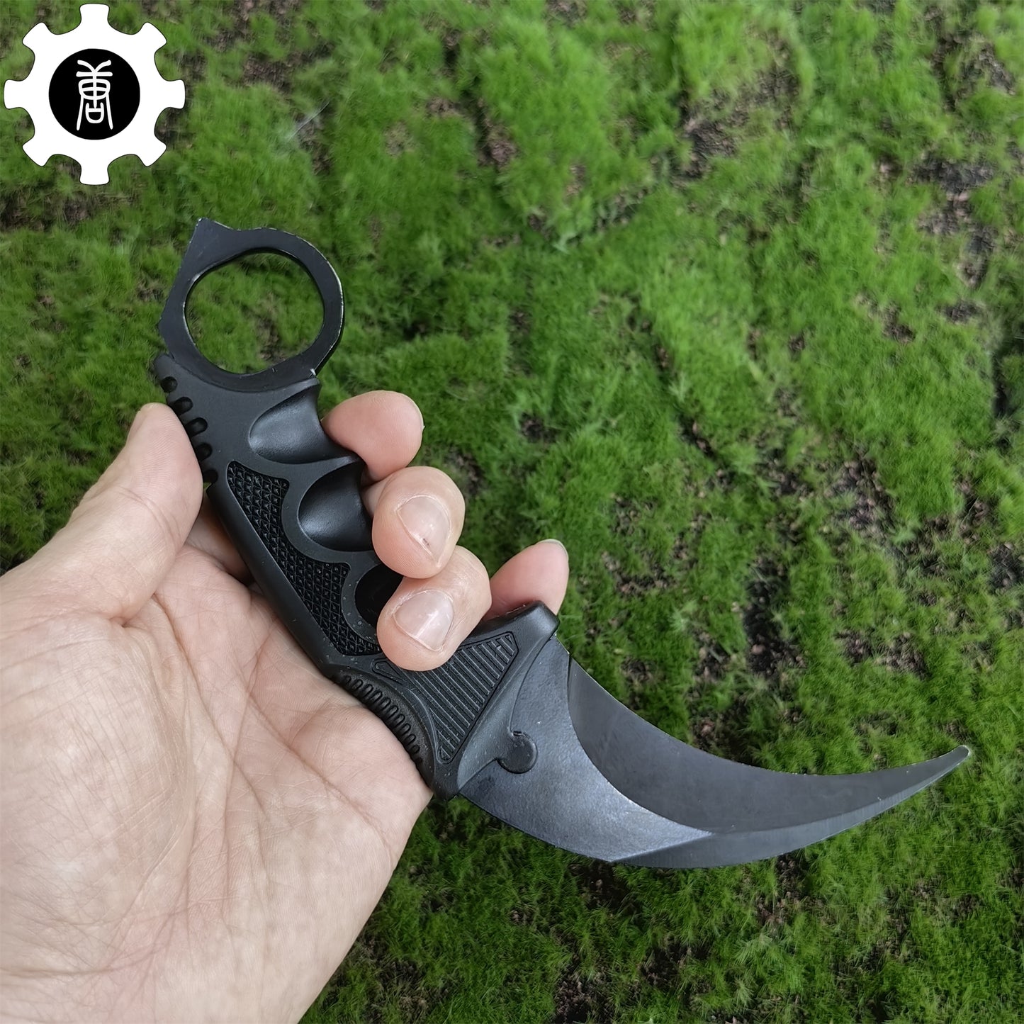 Night Skin Karambit & Balisong Black Weapon Case Blunt Blade Props