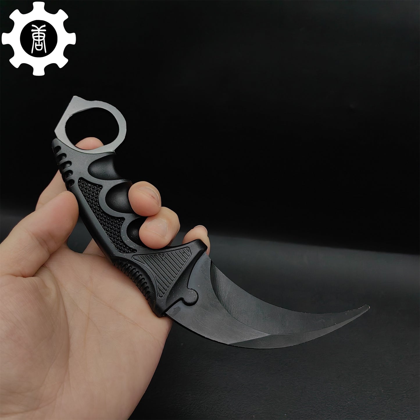 Night Skin Karambit & Balisong Black Weapon Case Blunt Blade Props