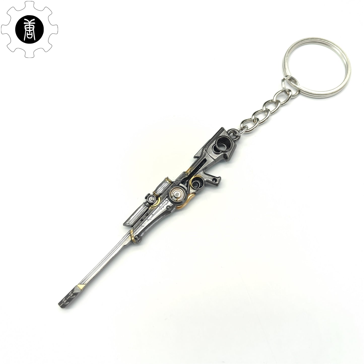 Mini Origin Operator Gun Metal Keychain