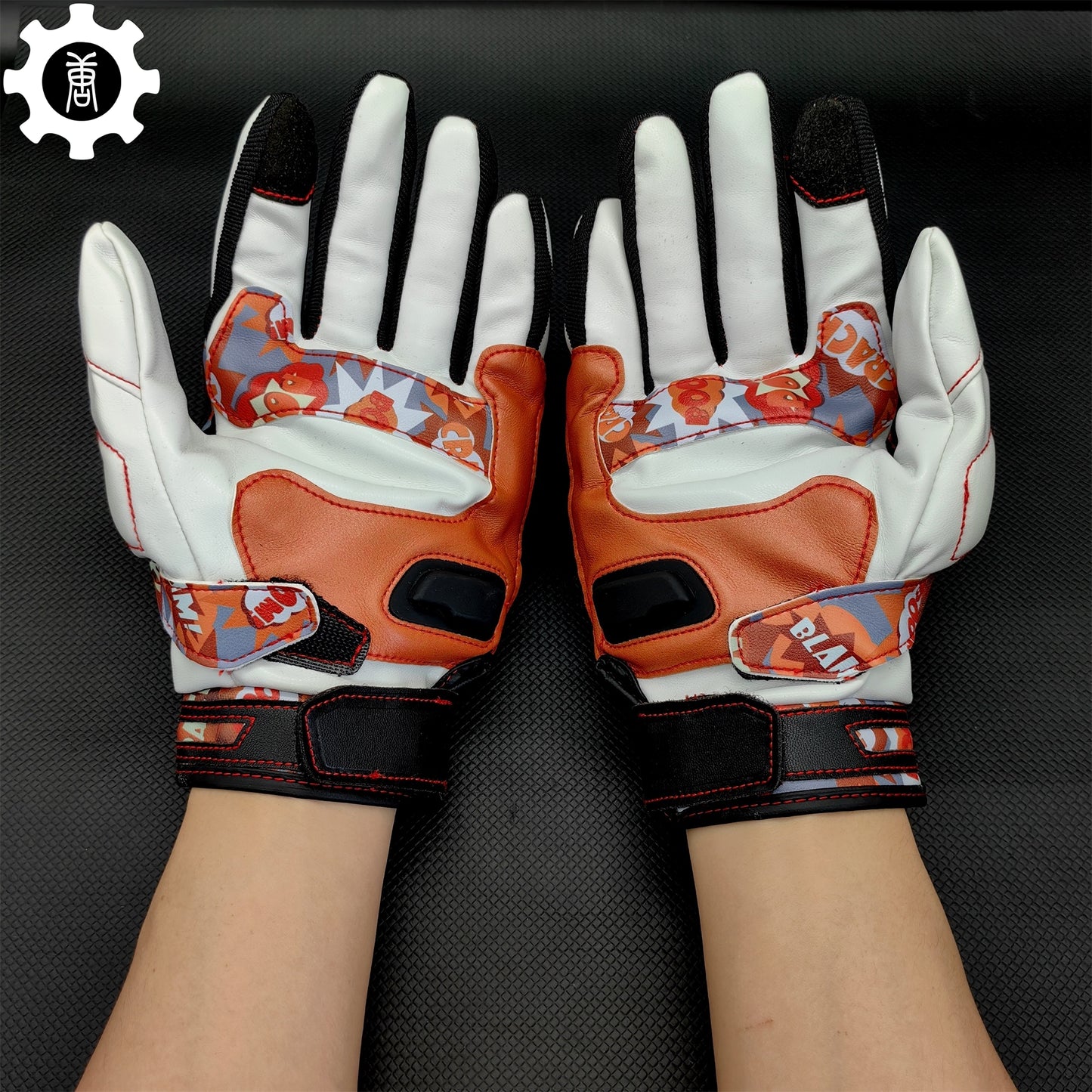 POW Moto Gloves A Pair Game Cosplay Prop