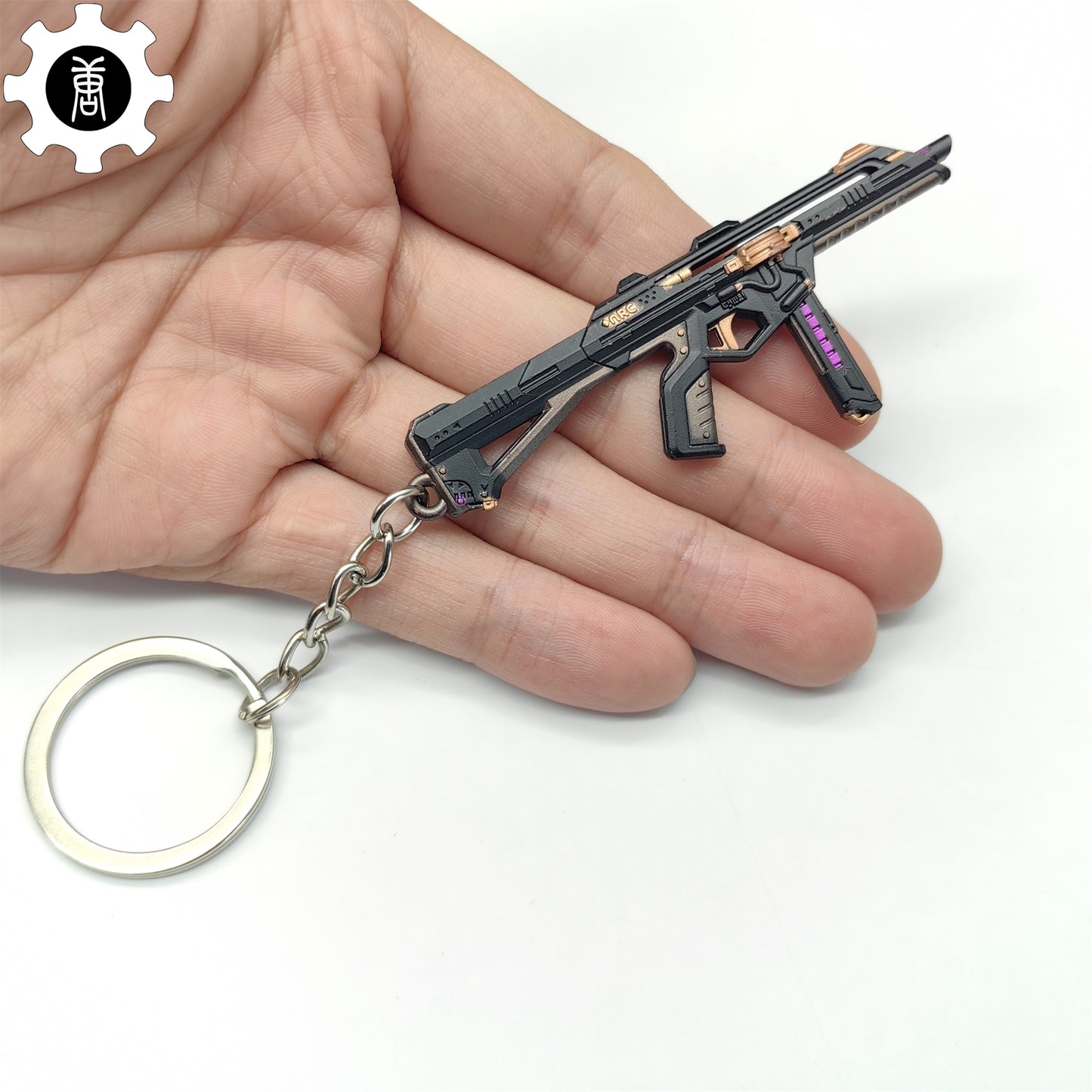 Mini Prelude to Chaos Stinger Gun Keychain Metal Pendant