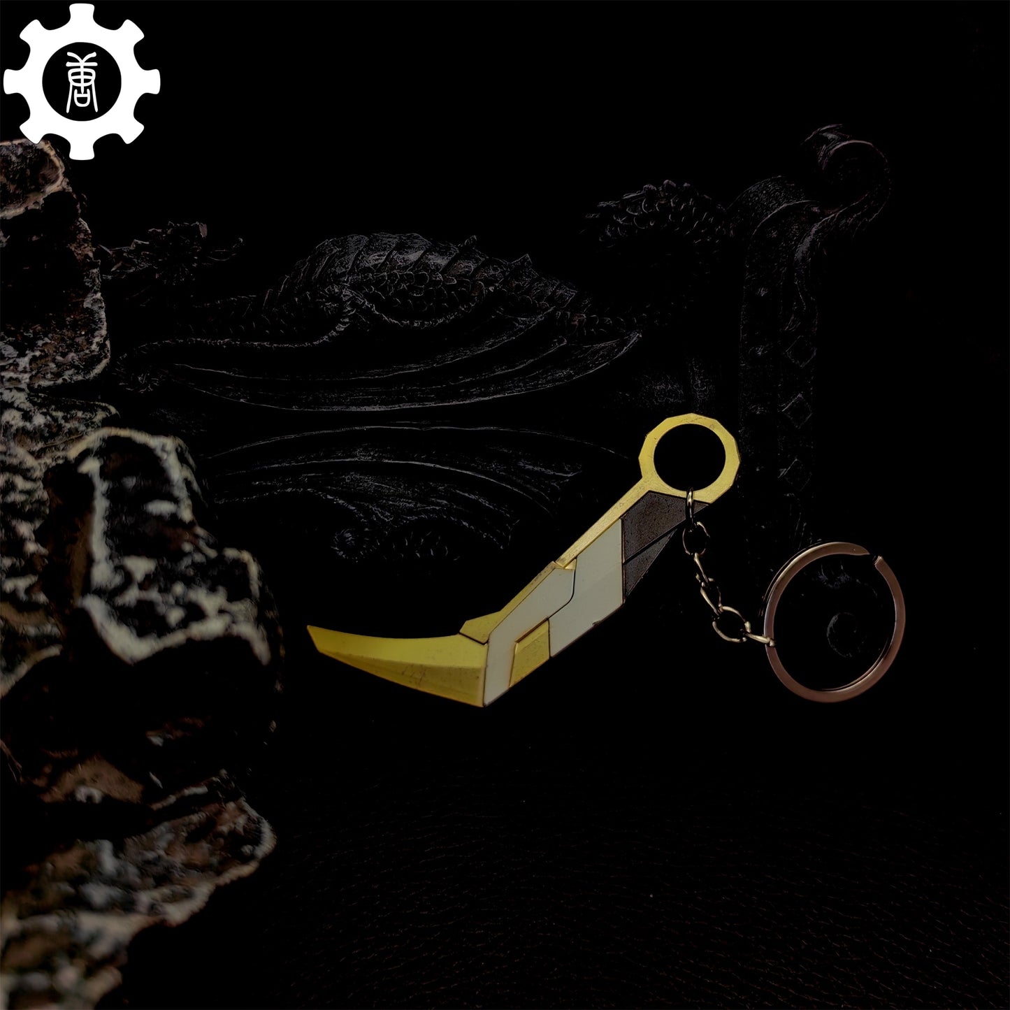 Small Prime 2.0 Karambit Metal Keychain