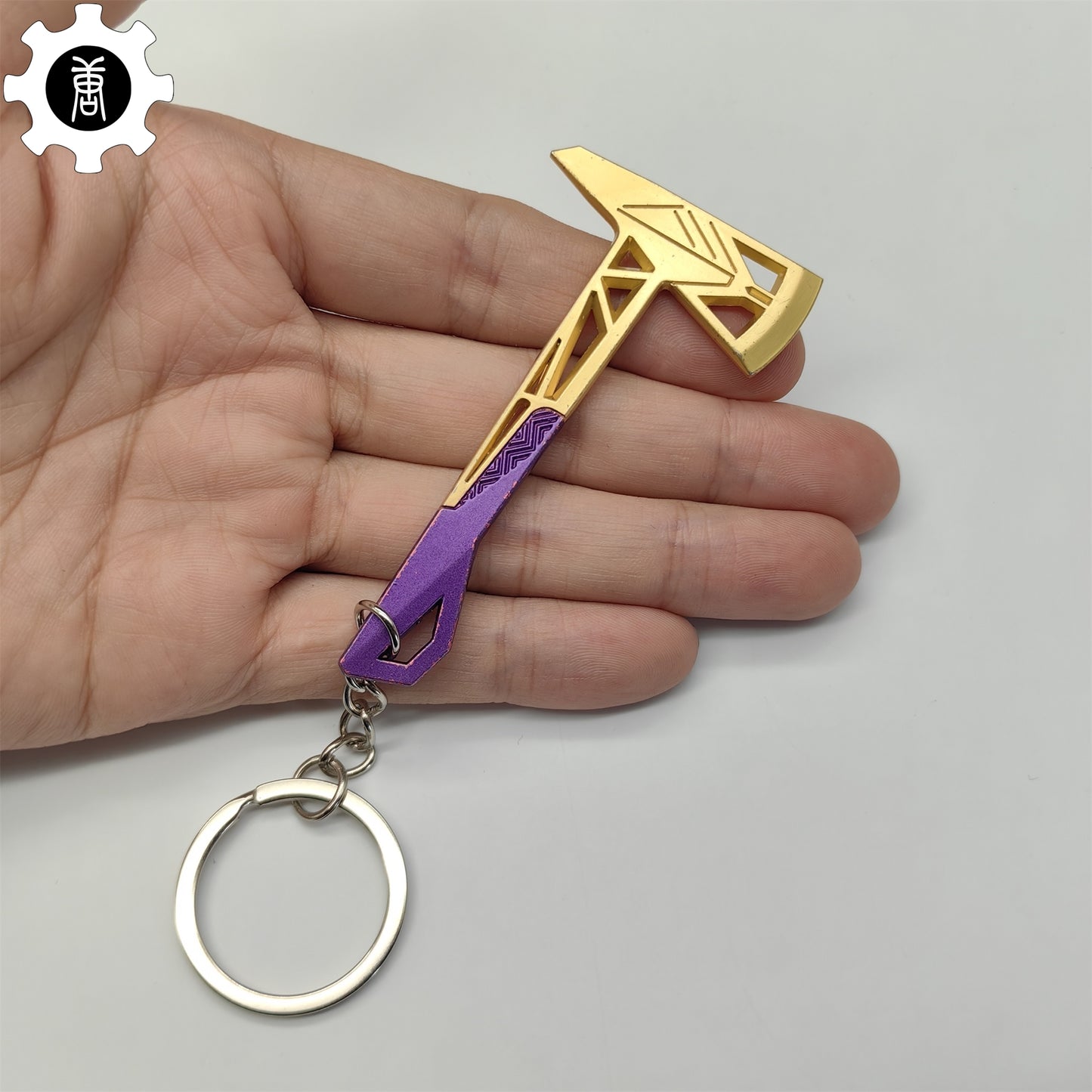 Val Prime Axe Keychain Metal Pendant