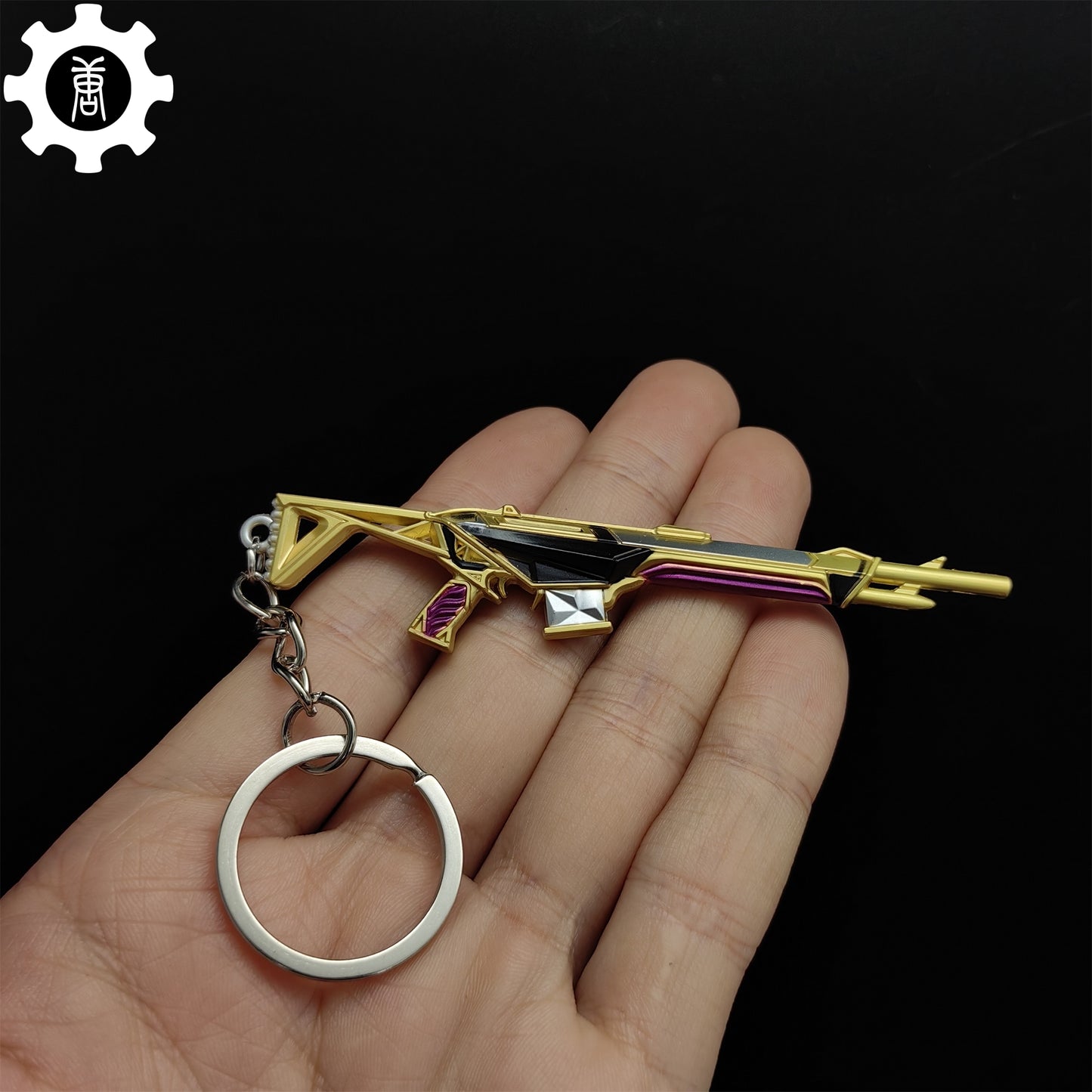 Mini Prime Guardian Gun Metal Keychain