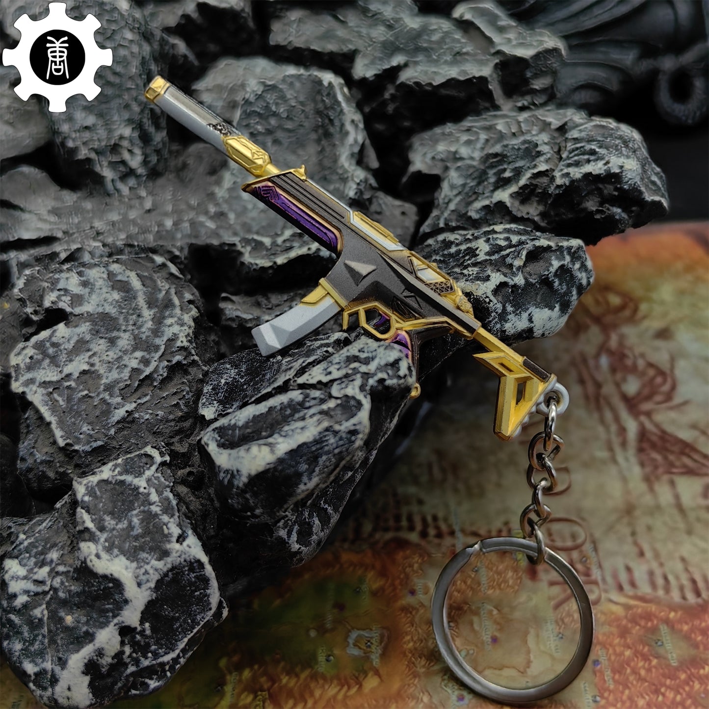 Mini Prime Spectre Gun Metal Keychain