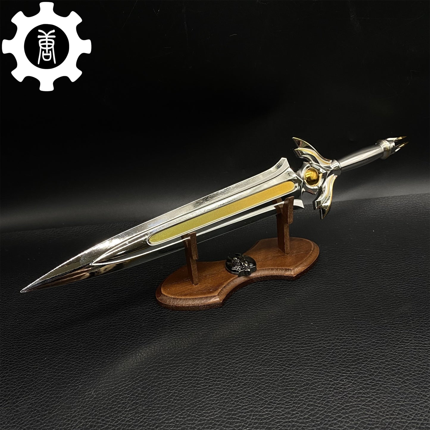 Metal Prosperity Sword Display Art