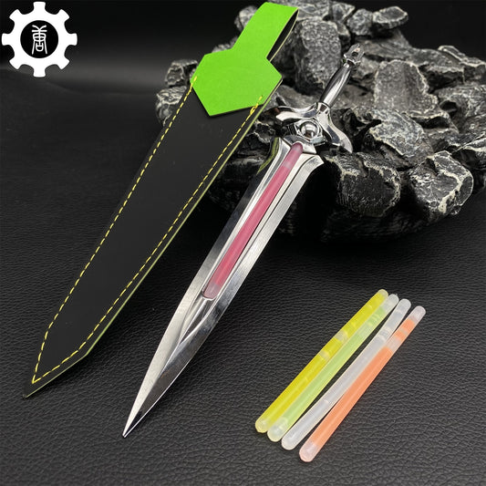 Metal Prosperity Sword Luminous Display Art