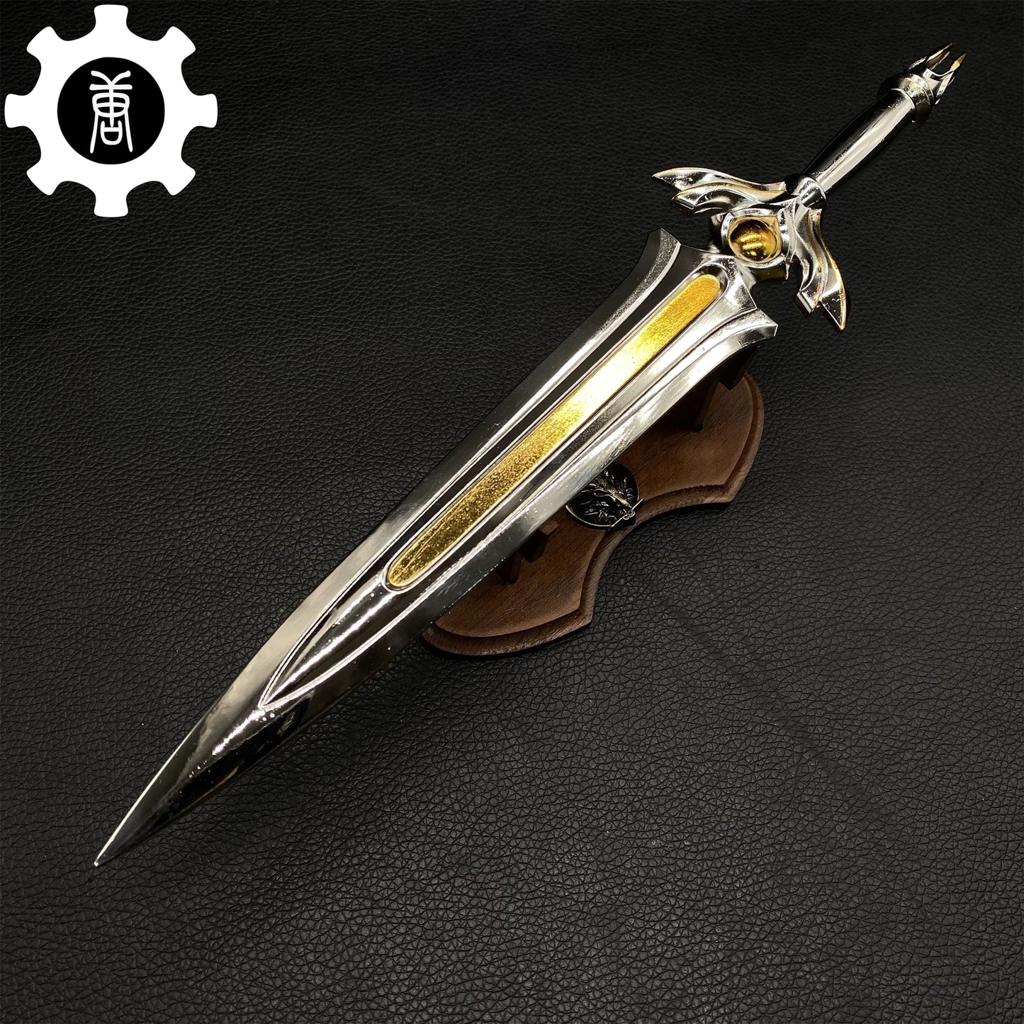 Metal Prosperity Sword Display Art