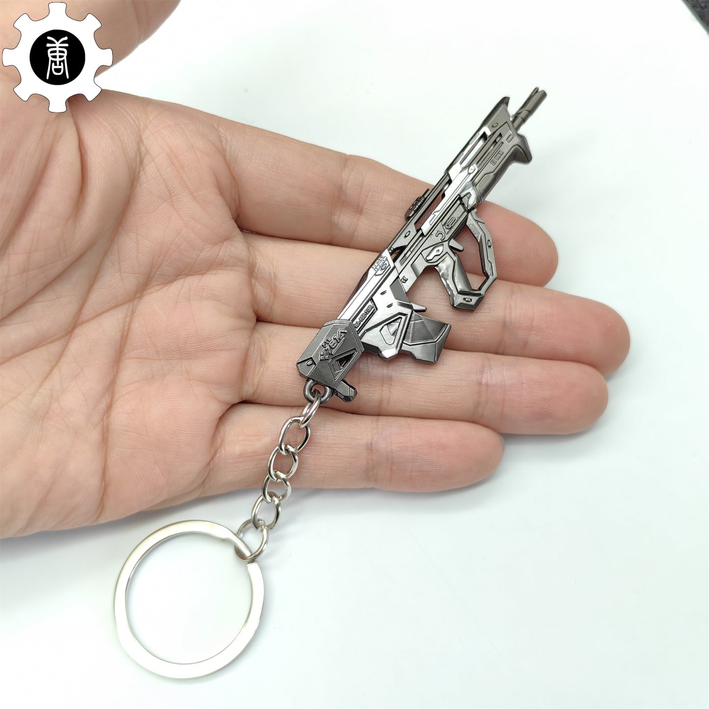 Val Protocol 781-A Bulldog Gun Metal Keychain