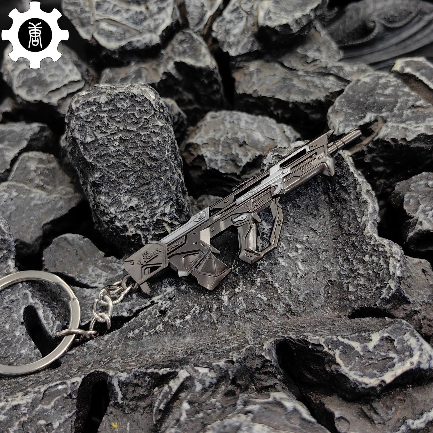 Val Protocol 781-A Bulldog Gun Metal Keychain