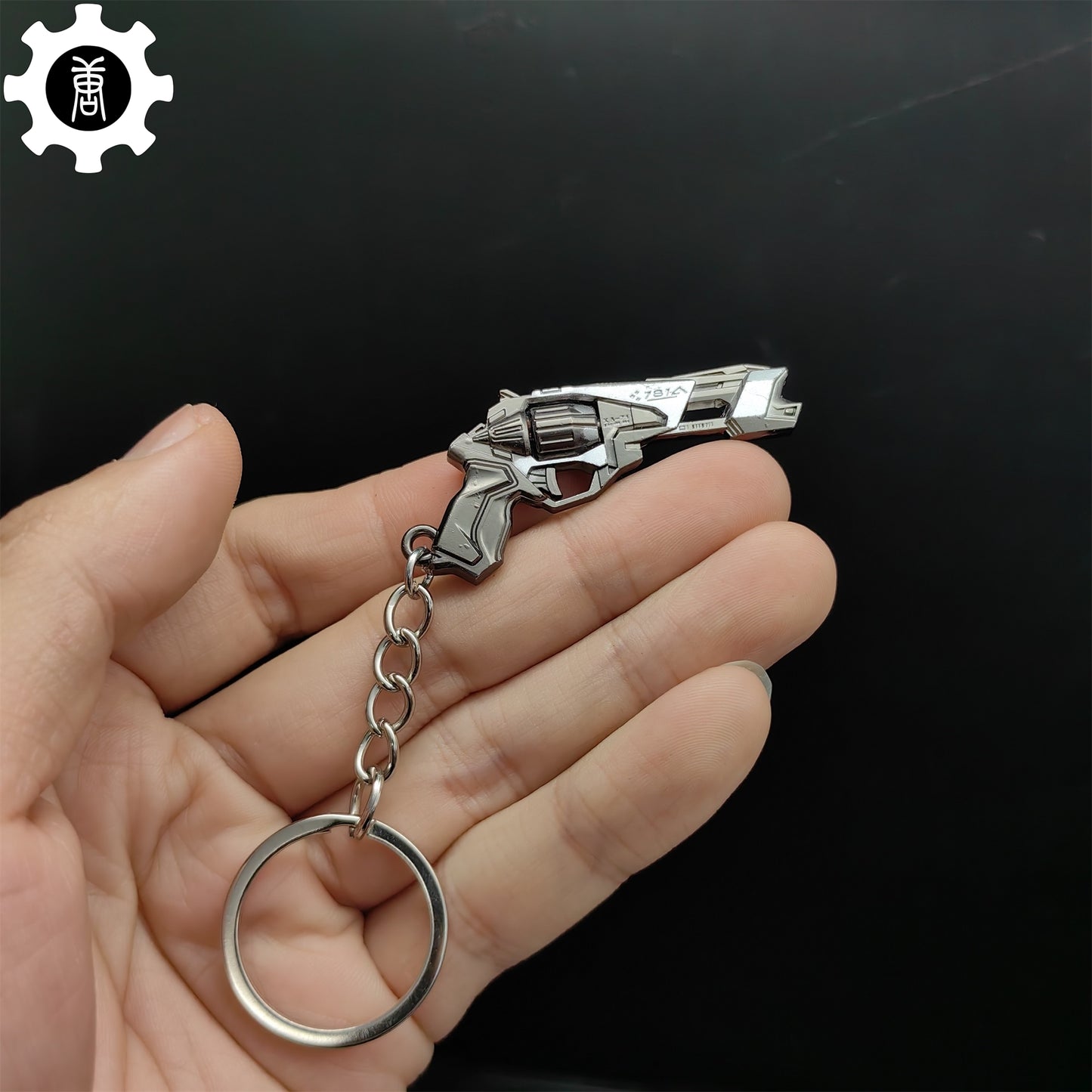 Mini Protocol 781-A Sheriff Gun Metal Keychain