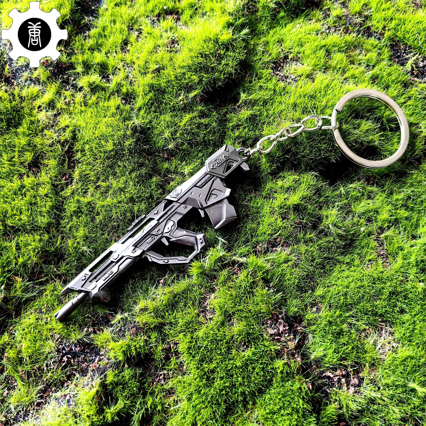 Val Protocol 781-A Bulldog Gun Metal Keychain