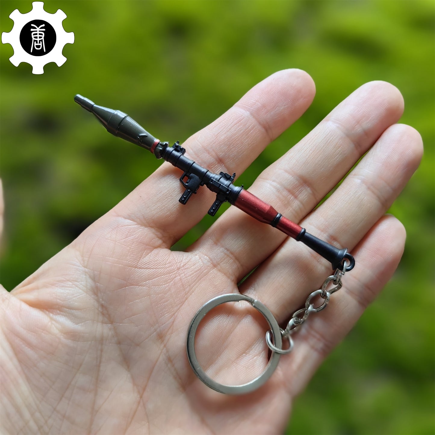 Mini Rocket-propelled Grenade RPG-7 Metal Keychain