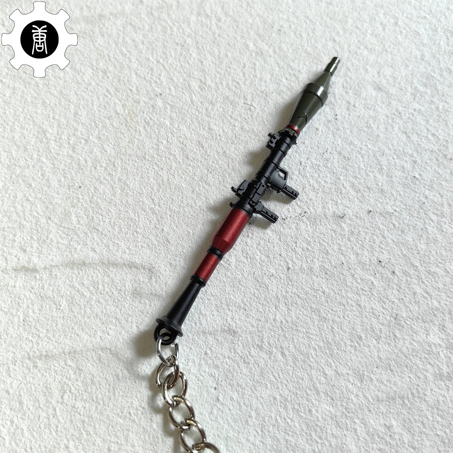 Mini Rocket-propelled Grenade RPG-7 Metal Keychain