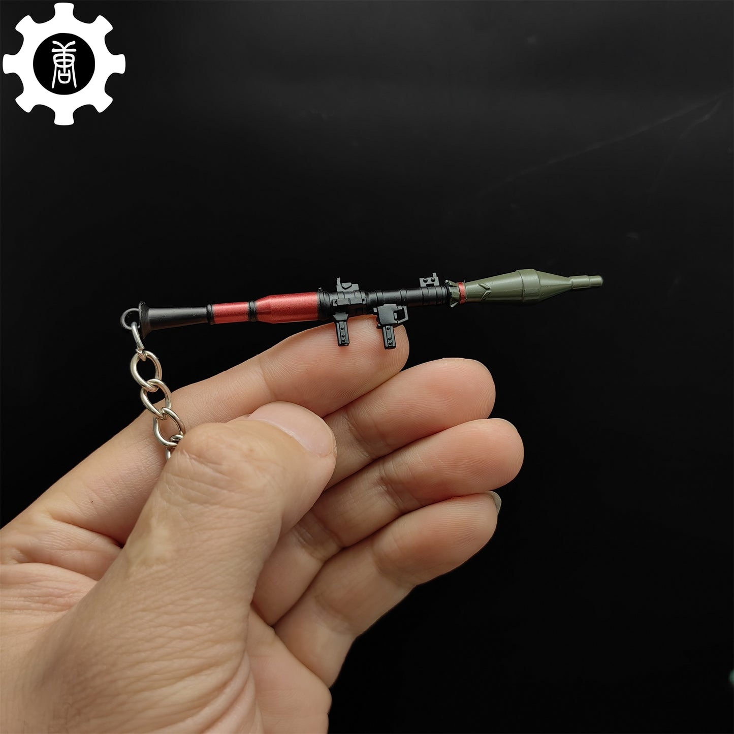 Mini Rocket-propelled Grenade RPG-7 Metal Keychain