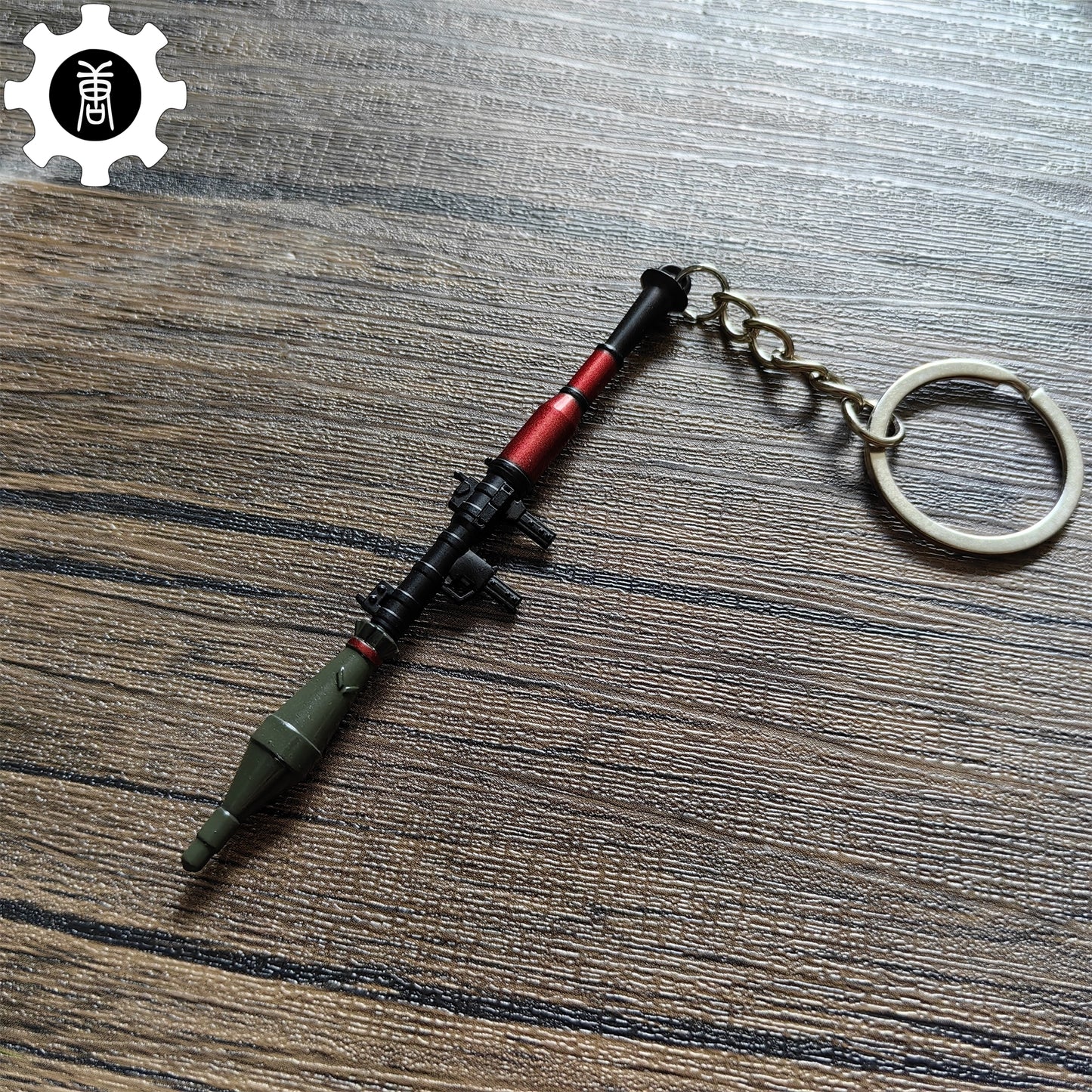 Mini Rocket-propelled Grenade RPG-7 Metal Keychain