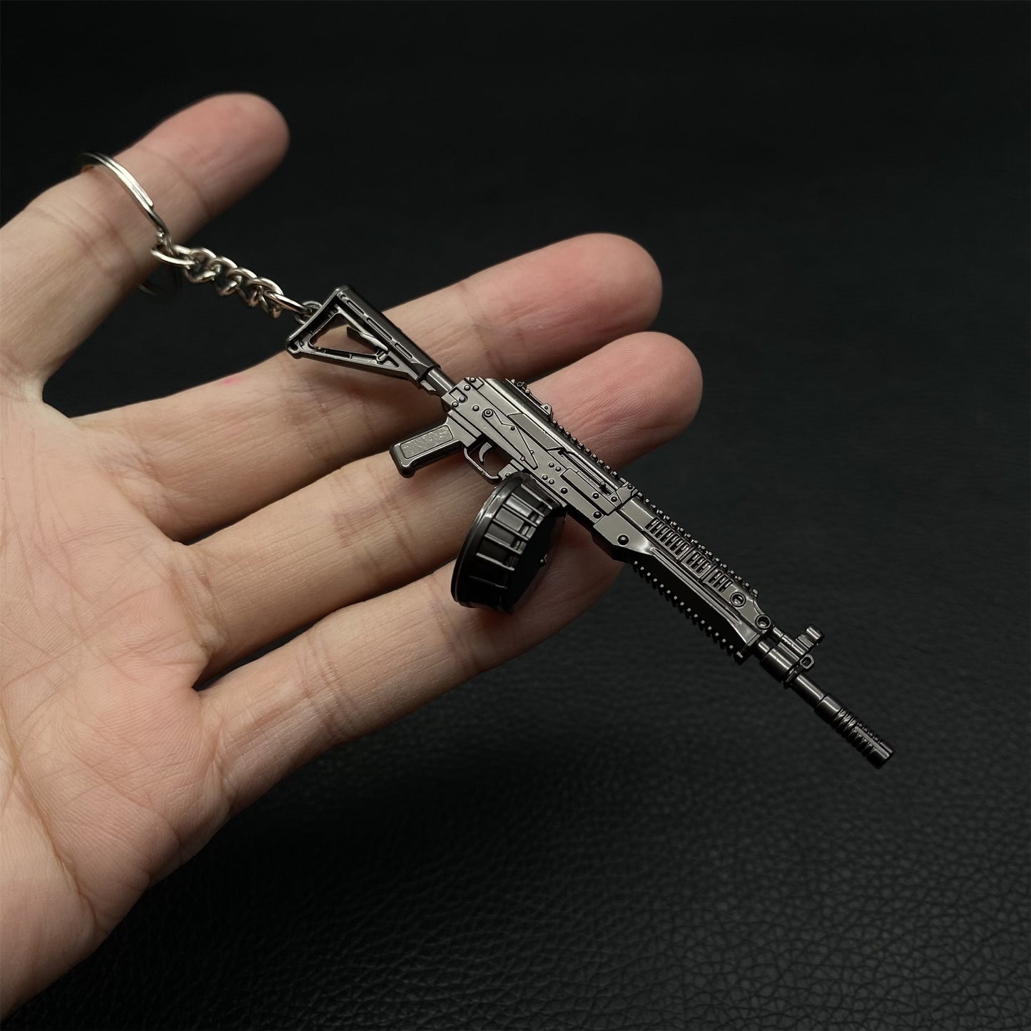 Tiny RPK16 Gun Keychain Metal Pendant