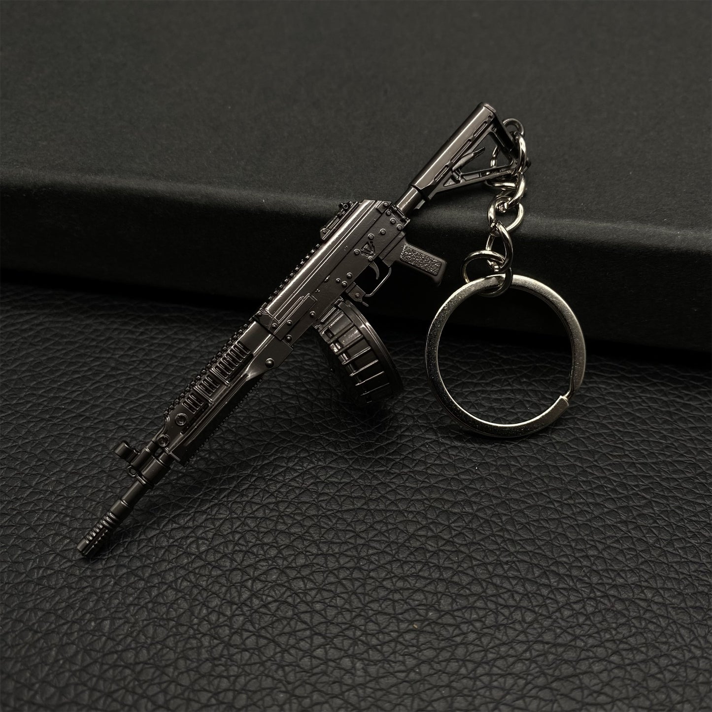 Tiny RPK16 Gun Keychain Metal Pendant