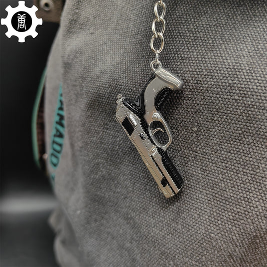 Val Radiant Crisis 001 Classic Gun Keychain Metal Backpack Pendant