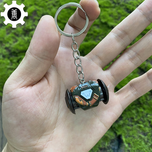 Mini Raze Boombot Keychain Metal Pendant