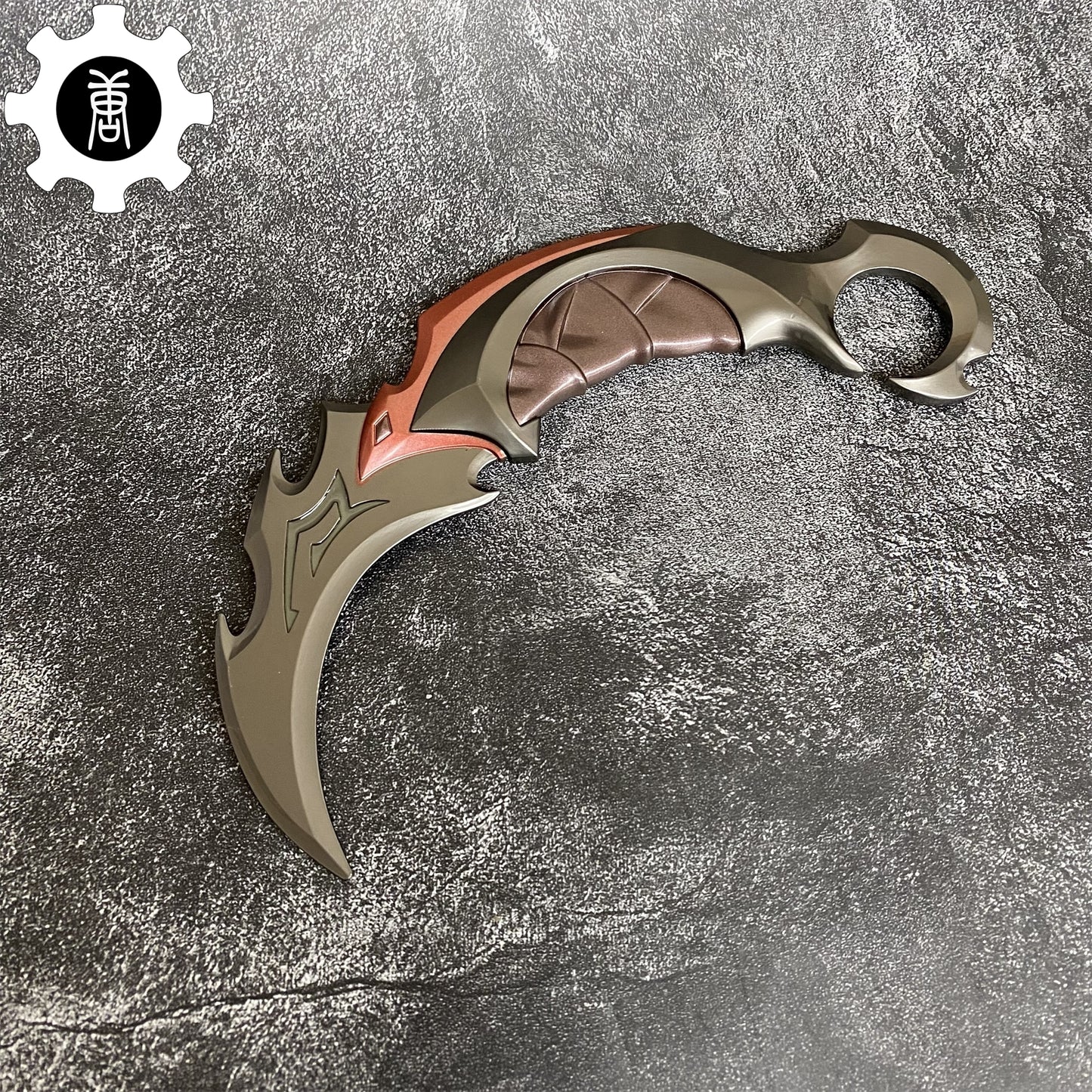 Game Reaver Karambit Metal Blunt Blade Trainer Cosplay Prop