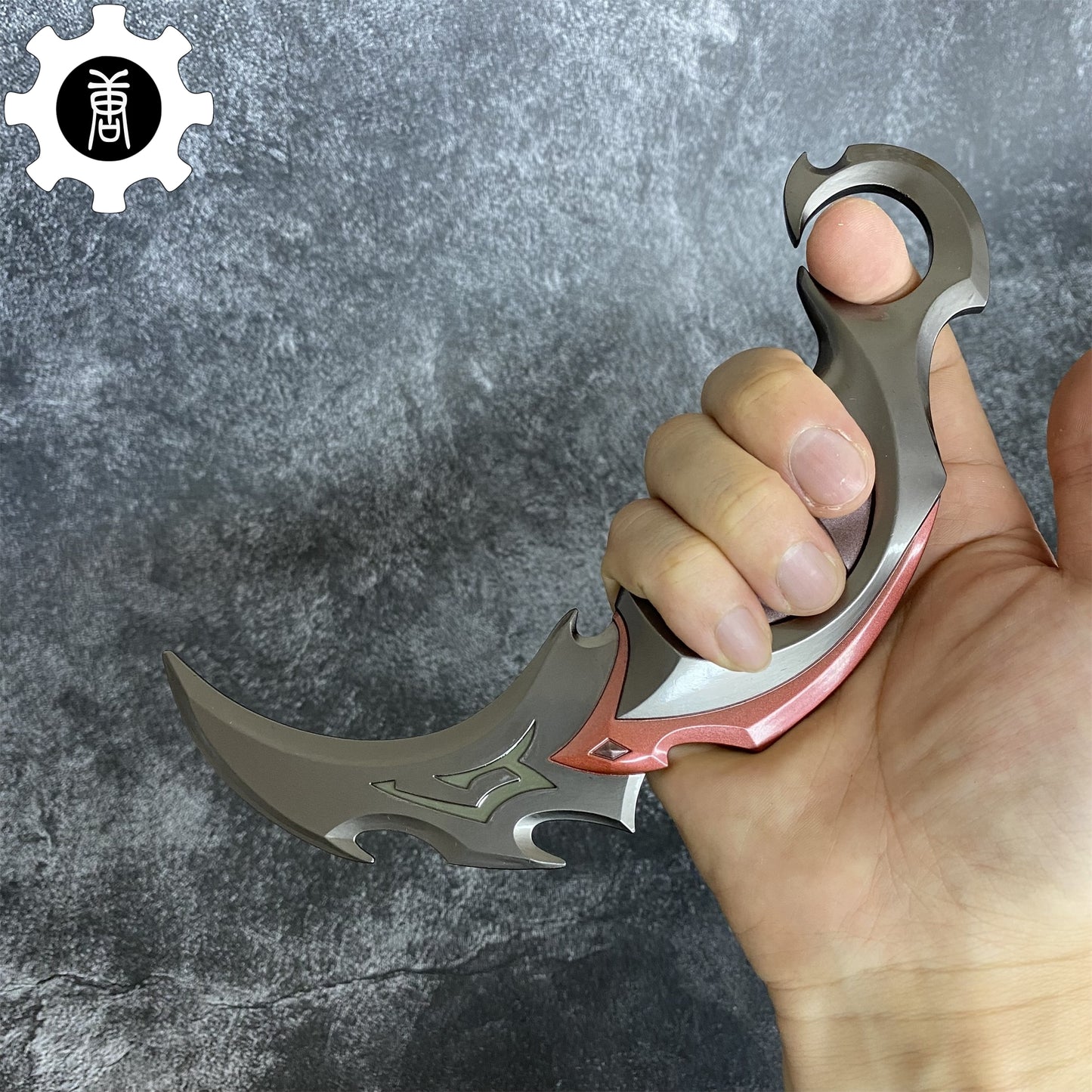 Game Reaver Karambit Metal Blunt Blade Trainer Cosplay Prop