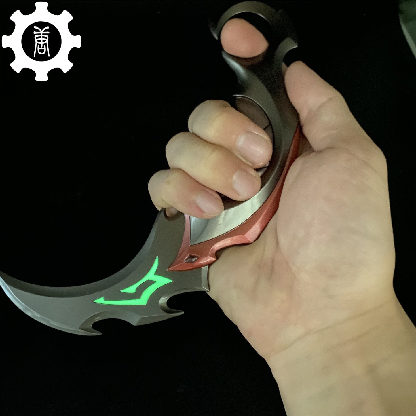 Game Reaver Karambit Metal Blunt Blade Trainer Cosplay Prop