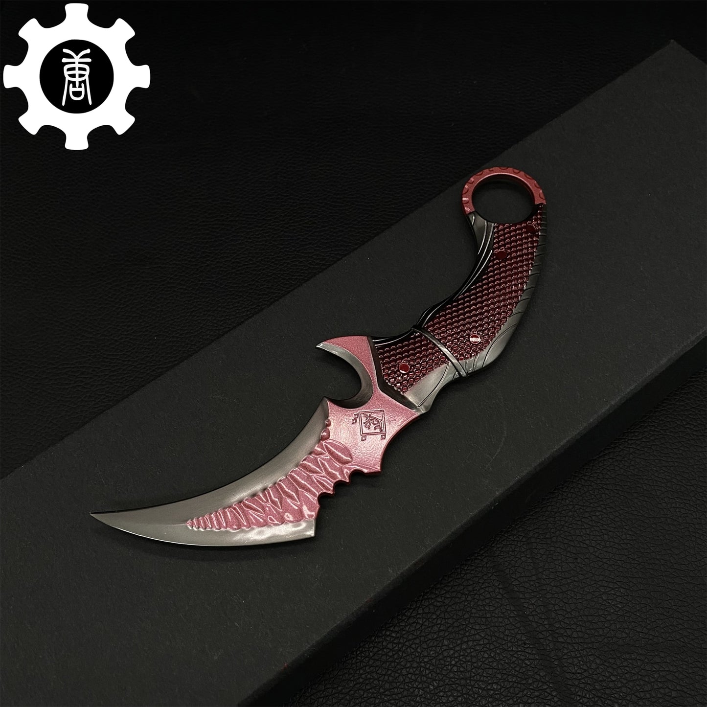 Mini Red Owl Claw Karambit Metal Replica