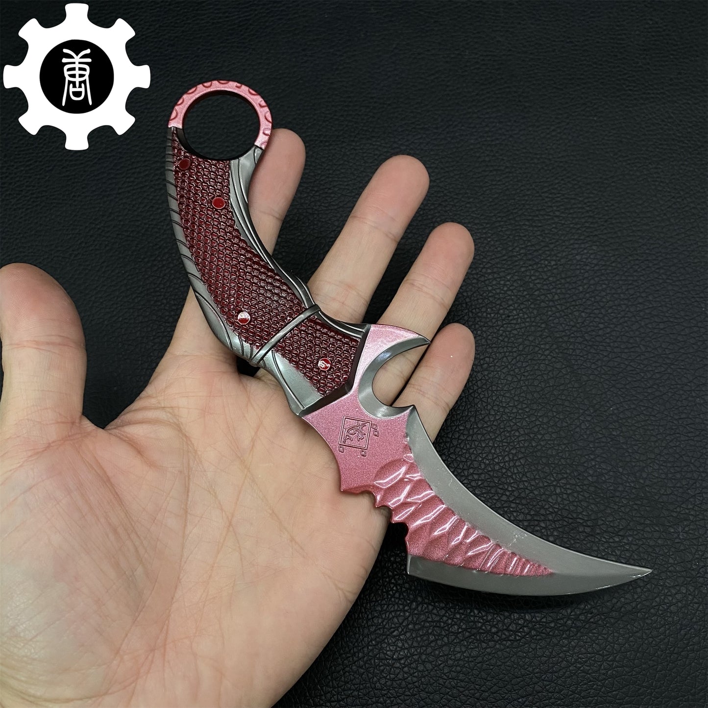 Mini Red Owl Claw Karambit Metal Replica