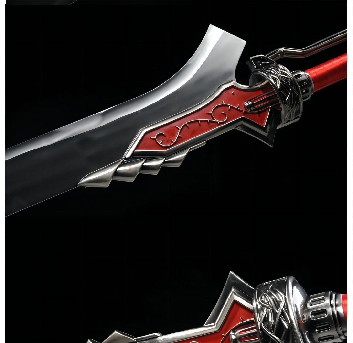 Red Queen Sword Life-size Nero Cosplay Prop Metal Replica