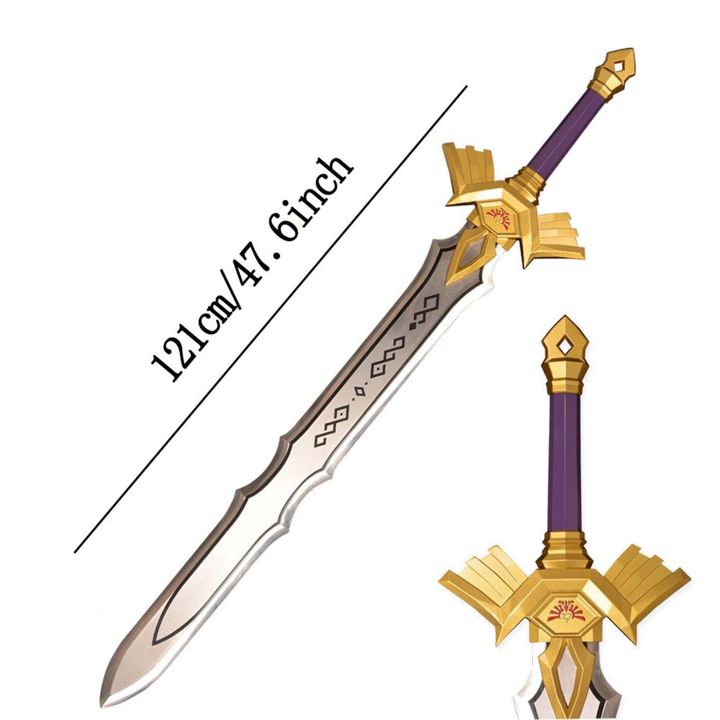 Royal Broadsword Knight's Sword Metal Replica