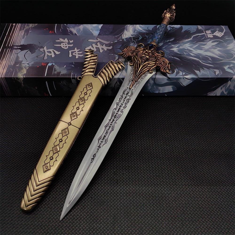 Classical Game Royal Guard Sword With Sheath Fan Art For Display