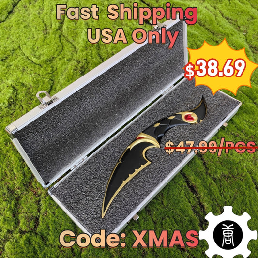 Ruin Dagger Metal Cosplay Prop Gift Box USA Stock