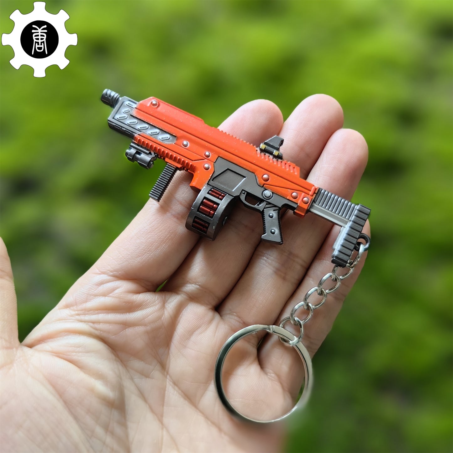 Tiny SG-2251E Breaker Incendiary Gun Model Metal Keychain