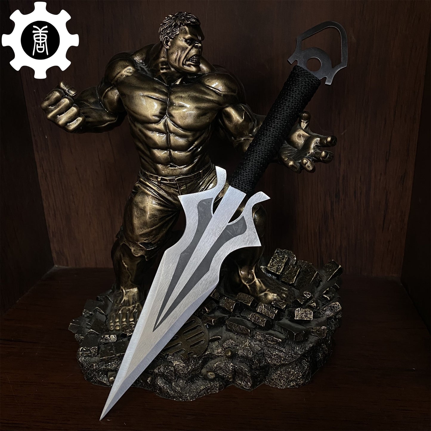 Hand-Forged Steel MK Scorpion Kunai Unboxing Knife