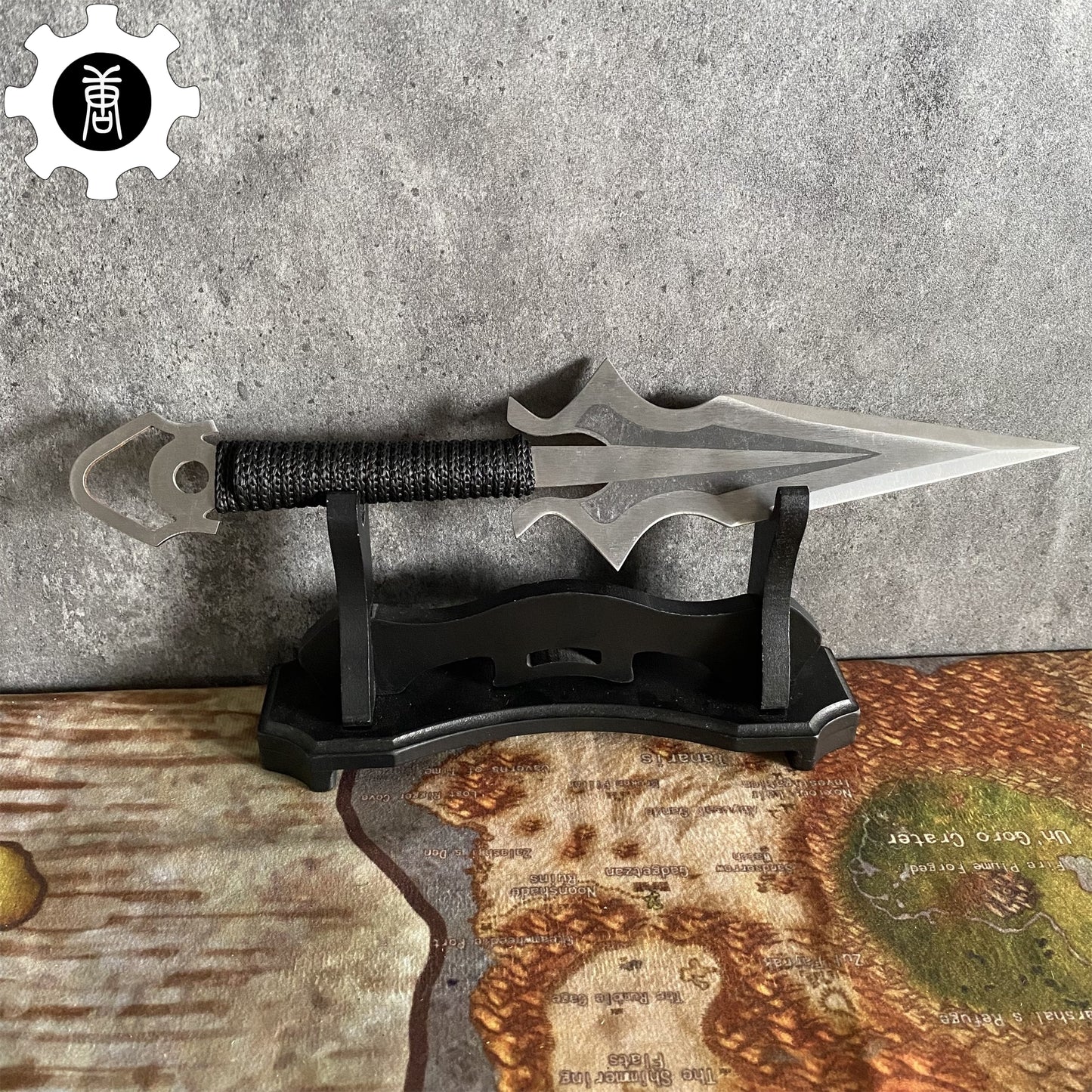 Hand-Forged Steel MK Scorpion Kunai Unboxing Knife