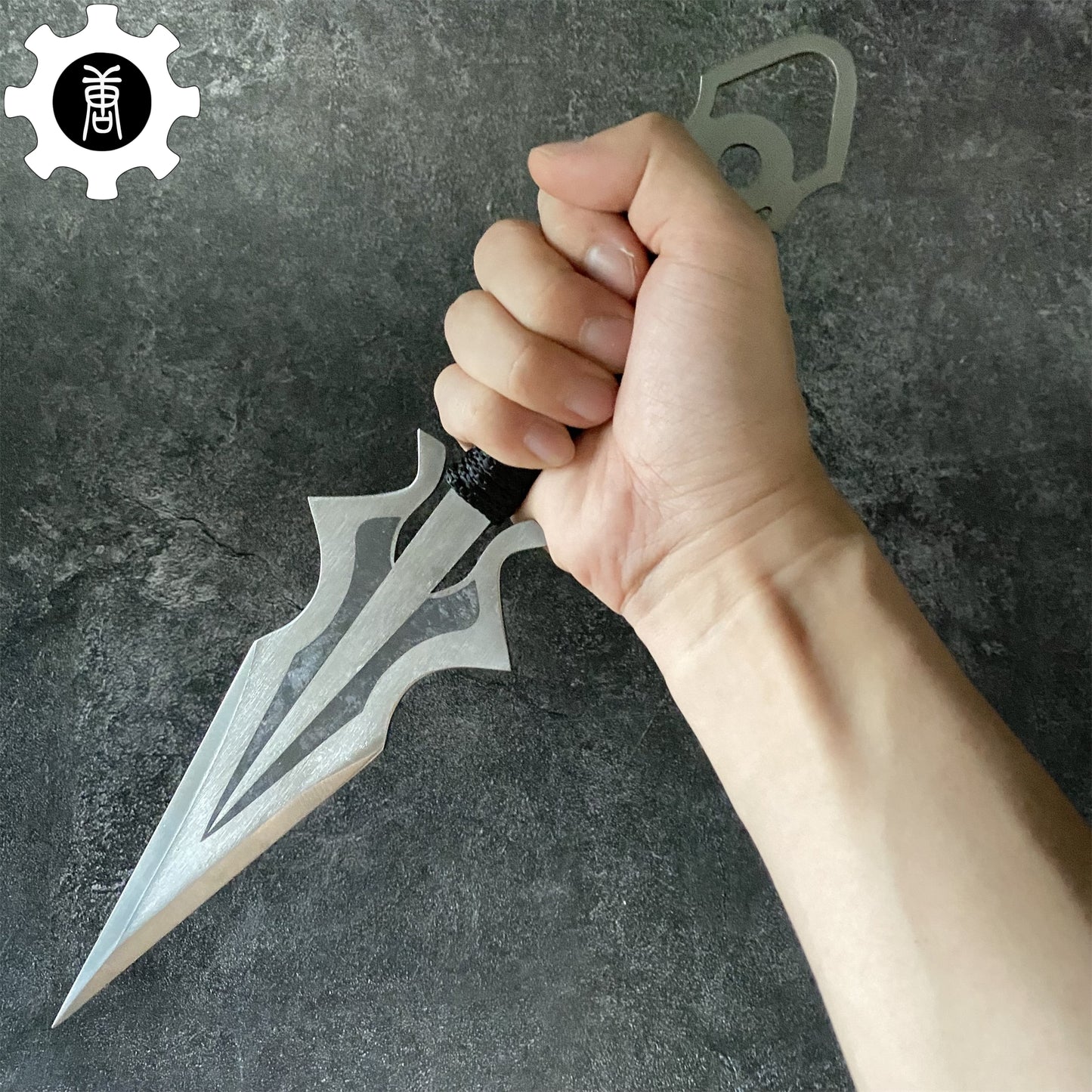 Hand-Forged Steel MK Scorpion Kunai Unboxing Knife