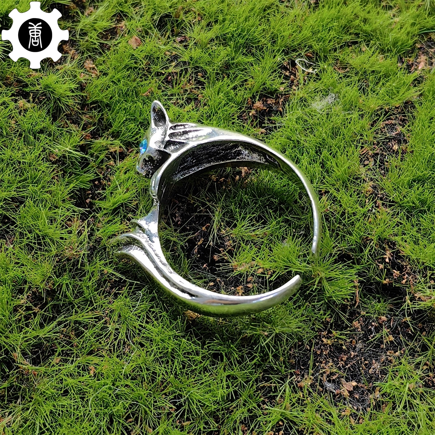 Alloy Silvercat Ring Open Ring Cool Gift